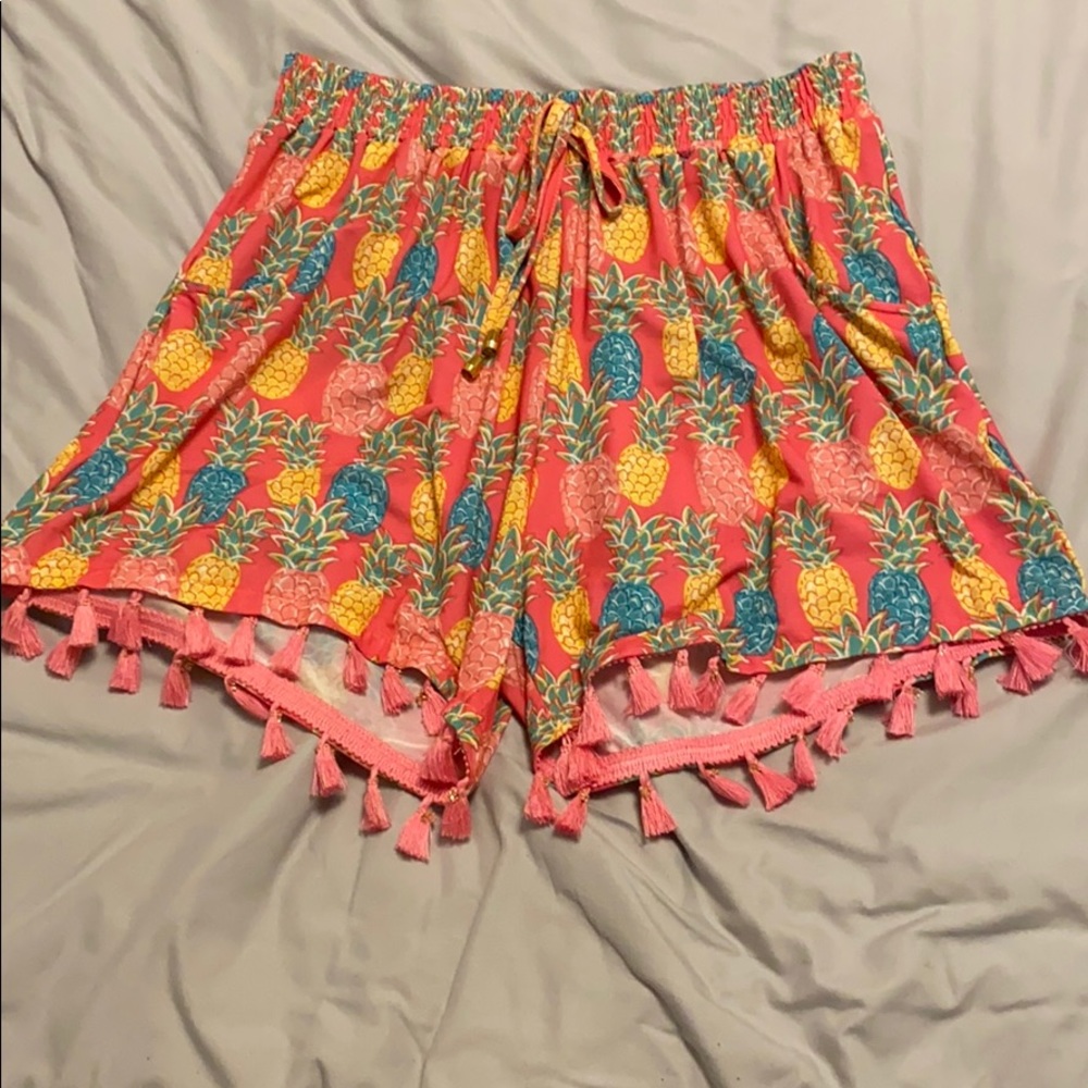 Simply Southern Pineapple Shorts